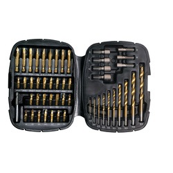 Black and Decker - ro50 Piece Metal Titanium Drilling  Screwdriving Bit Set - A7093