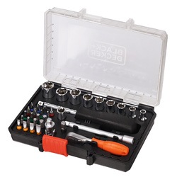 Black and Decker - Set de 35 chei si tubulare - A7225