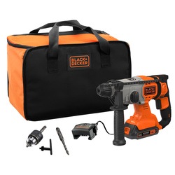 Black and Decker - 18V Cordless 20Ah SDSPlus Hammer Drill with Kit Box - BCD900D1S