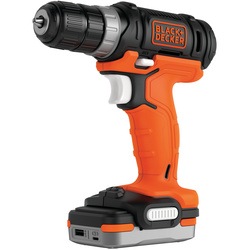 Black and Decker - Masina de gaurit  cu acumulator 12V  LiIon  BlackDecker  BDCDD12S1  1 Baterie 15 Ah Incarcator USB Rapid - BDCDD12S1