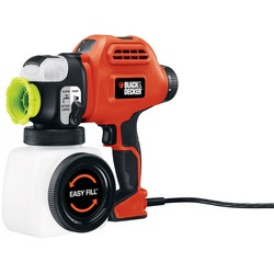 Black and Decker - Pistol de vopsit pentru utilizare intensiva cu sistemul de curatare rapida Quick Clean si 2 viteze - BDPS600K
