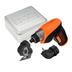 Black and Decker - Surubelnita electrica LiIon 36V cu maner pivotant atasament cutter si cutie metalica - CS3652LCCT