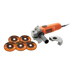 Black and Decker - Polizor unghiular 750W 115mm cu 5 discuri de taiere - KG115A5