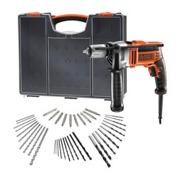 Black and Decker - Ciocan retopercutor 850W cu 40 accesorii si cutuie de depozitare - KR806OA