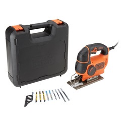 Black and Decker - Ferastrau pendular 620W viteza variabila 10 lame si cutie depozitare - KS901PEKA10