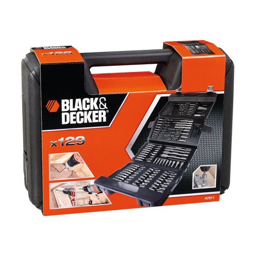 Black and Decker - Set mixt 129 de piese - A7211