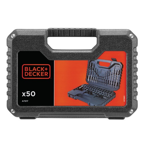 Black and Decker - Set de 50 piese pentru aplicatii de insurubare si gaurire - A7217