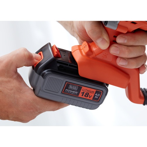 Black and Decker - 18V Cordless 40Ah SDSPlus Hammer Drill with Kit Box - BCD900M1K