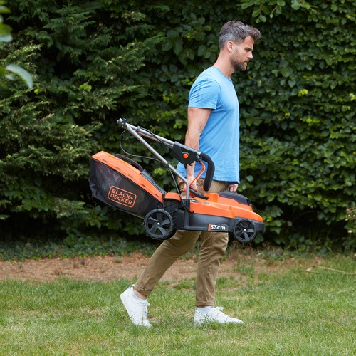 Black and Decker - 33cm Cordless 2 x 18V 40Ah Compact Mower - BCMW33184L2