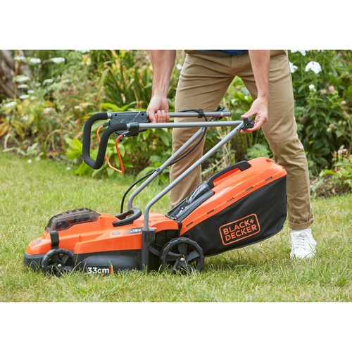 Black and Decker - 33cm Cordless 2 x 18V 40Ah Compact Mower - BCMW33184L2