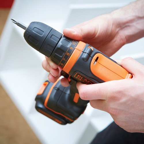 Black and Decker - ro 108V Ultra Compact Lithiumion Drill Driver - BDCDD12KB