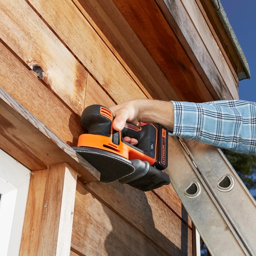 Black and Decker - 18V 15Ah Lithiumion Cordless Mouse Detail Sander with 15Ah Battery 1 hour charger and 5 Accessories - BDCDS18