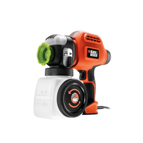 Black and Decker - Pistol de vopsit pentru utilizare intensiva cu sistemul de curatare rapida Quick Clean - BDPS400