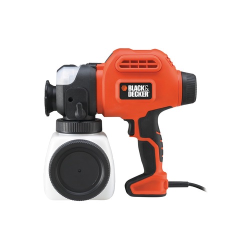 Black and Decker - Pistol de vopsit pentru utilizare intensiva cu sistemul de curatare rapida Quick Clean si 2 viteze - BDPS600K