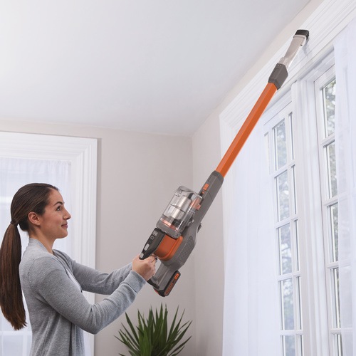 Black and Decker - 18V 4in1 Cordless POWERSERIES Extreme Vacuum Cleaner Without Battery or Charger - BHFEV182B