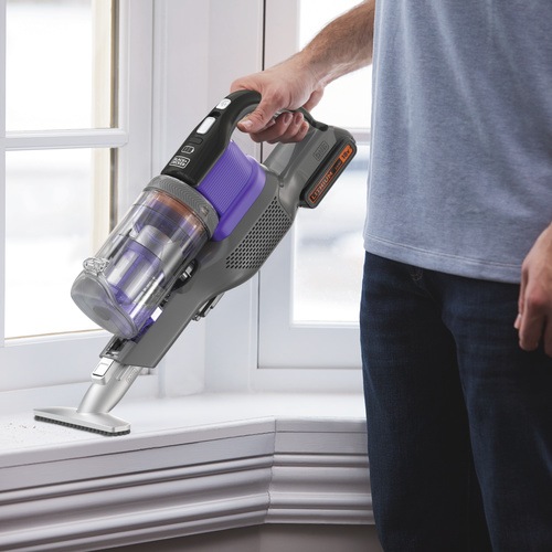 Black and Decker - 18V 4in1 Cordless POWERSERIES Extreme Pet Vacuum Cleaner - BHFEV182CP
