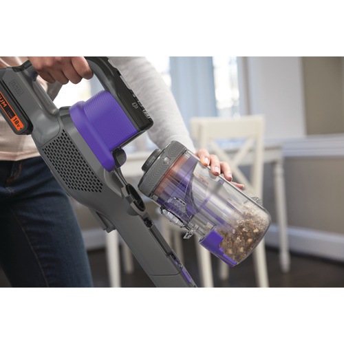 Black and Decker - 18V 4in1 Cordless POWERSERIES Extreme Pet Vacuum Cleaner - BHFEV182CP