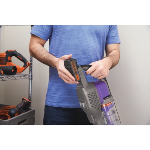 Black and Decker - 18V 4in1 Cordless POWERSERIES Extreme Pet Vacuum Cleaner - BHFEV182CP