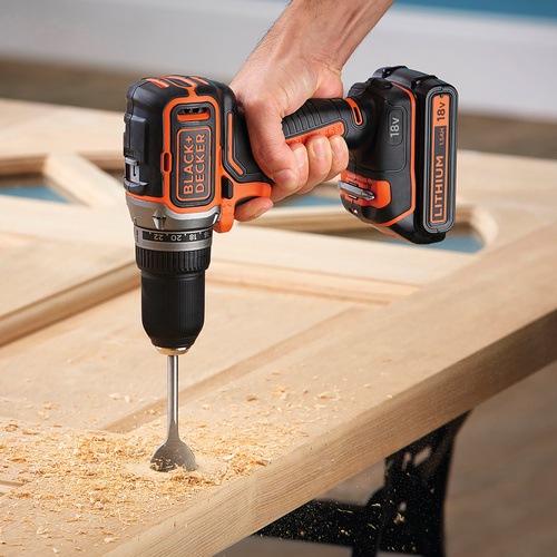 Black and Decker - 18V Lithiumion Brushless 2 Gear Cordless Drill Driver - BL186N