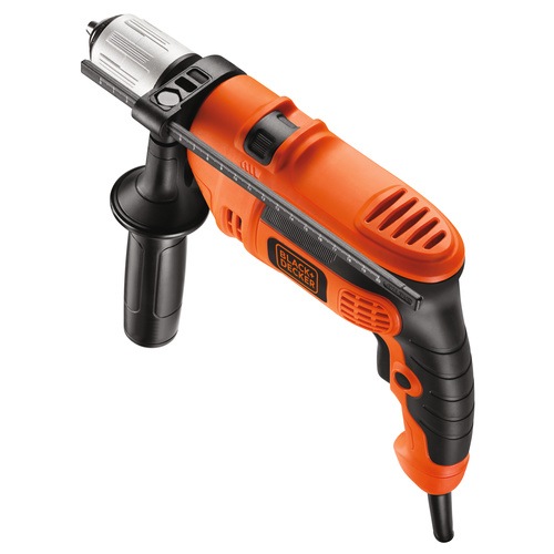 Black and Decker - Masina de gaurit cu percutie de 710W cu 5 accesorii si cutie - CD714CRESKA