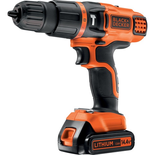 Black and Decker - Masina de gaurit cu percutie 2 viteze si acumulator LiIon de 144V - EGBL148KB