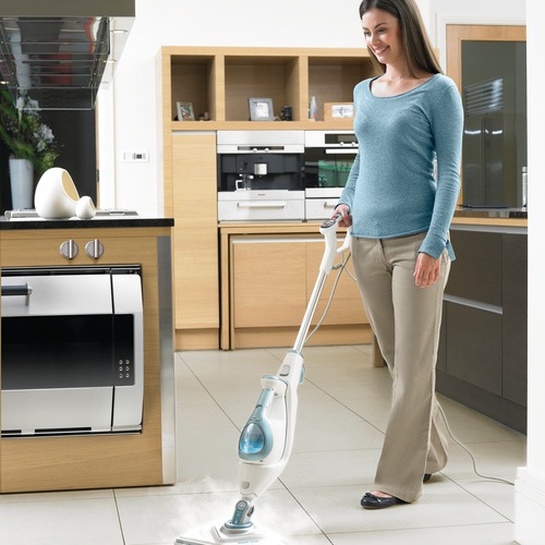 Black and Decker - Mop cu aburi Steammop Deluxe cu Steambuster si kit accesorii - FSMH1621D