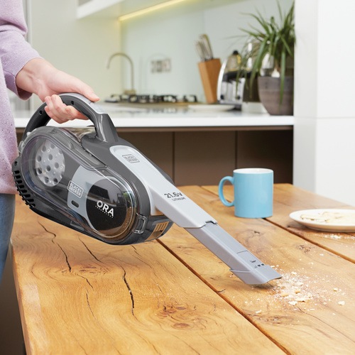 Black and Decker - Aspirator cu acumulator de 216V extensie pentru pardoseala cu tehnologie ORA - HVFE2150LB
