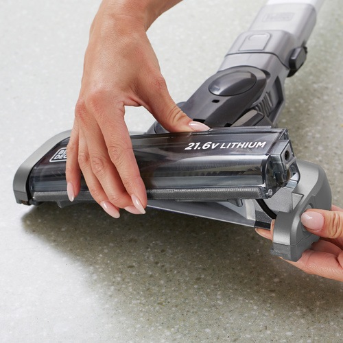 Black and Decker - Aspirator cu acumulator de 216V extensie pentru pardoseala cu tehnologie ORA - HVFE2150LB