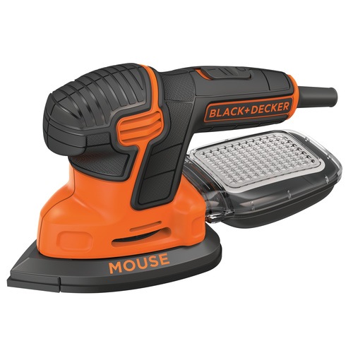 Black and Decker - Slefuitor Mouse de ultima generatie de 120W cu valiza depozitare si 9 accesorii - KA2500K
