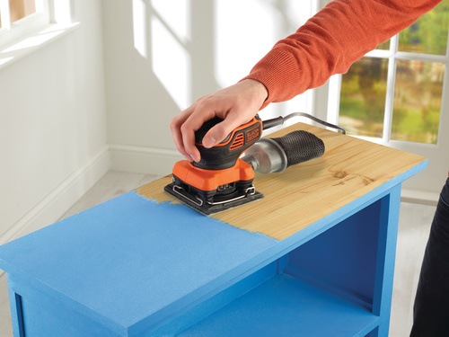 Black and Decker - ro 220W Paddle Switch Quarter Sheet Finishing Sander - KA450