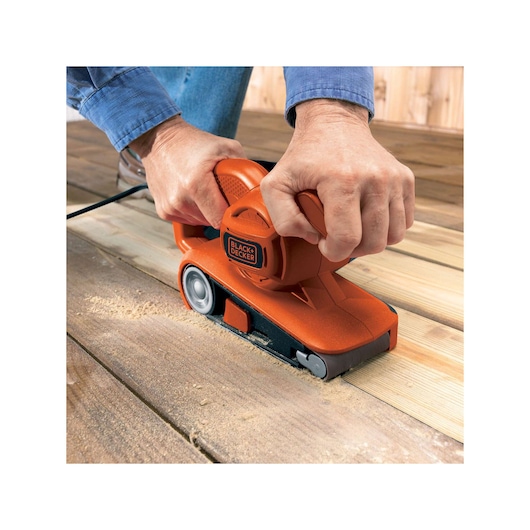 Slefuitor cu banda de 75mmx457mm, de 720W